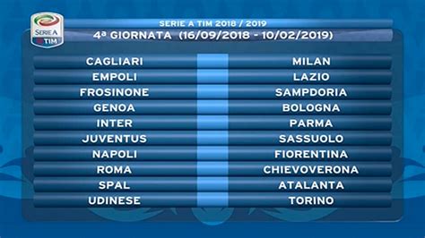 prossime partite serie a su sky